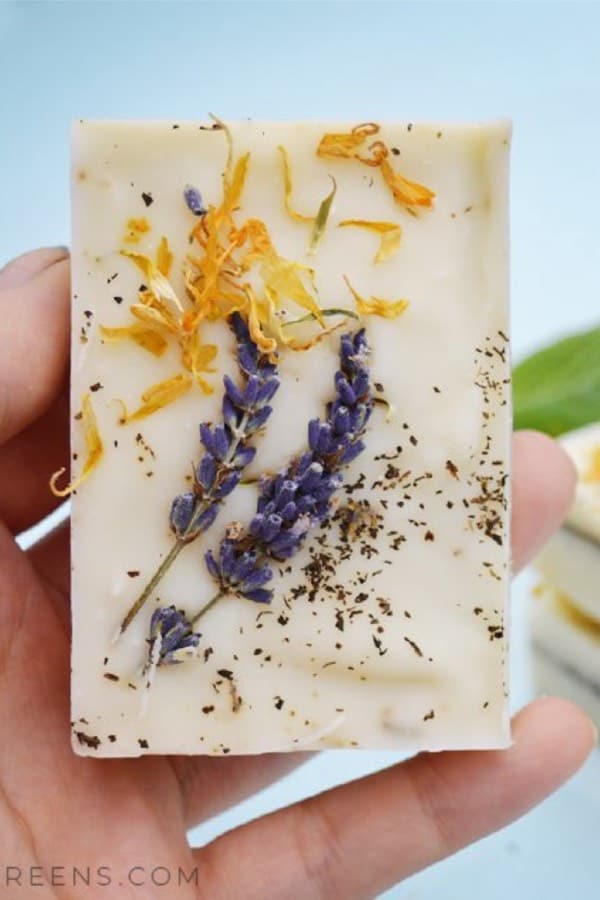 diy herb soap