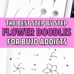 easy bujo flower drawings