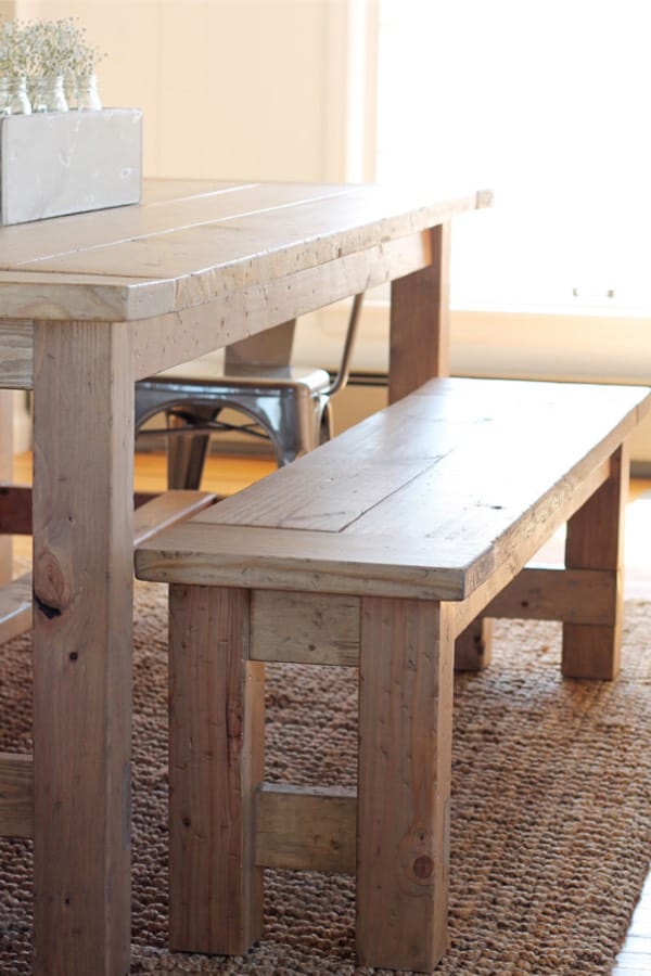 best diy farmhouse bench