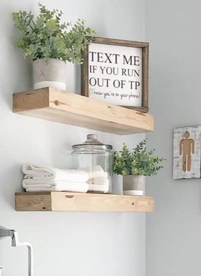 ideas for simple floating shelves