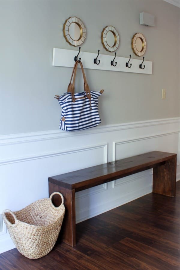 make your own entryway bench