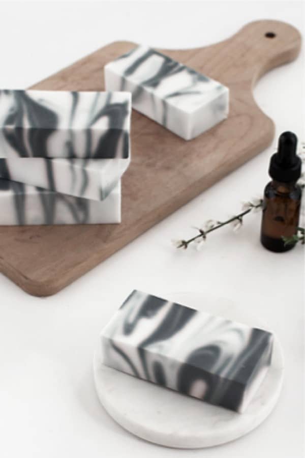 how to make marble soap at home
