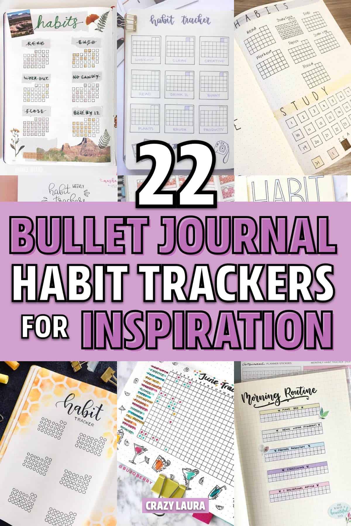 easy june habit page examples