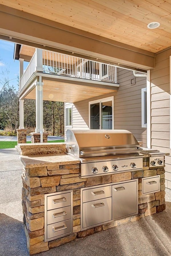 best backyard kitchens with grill