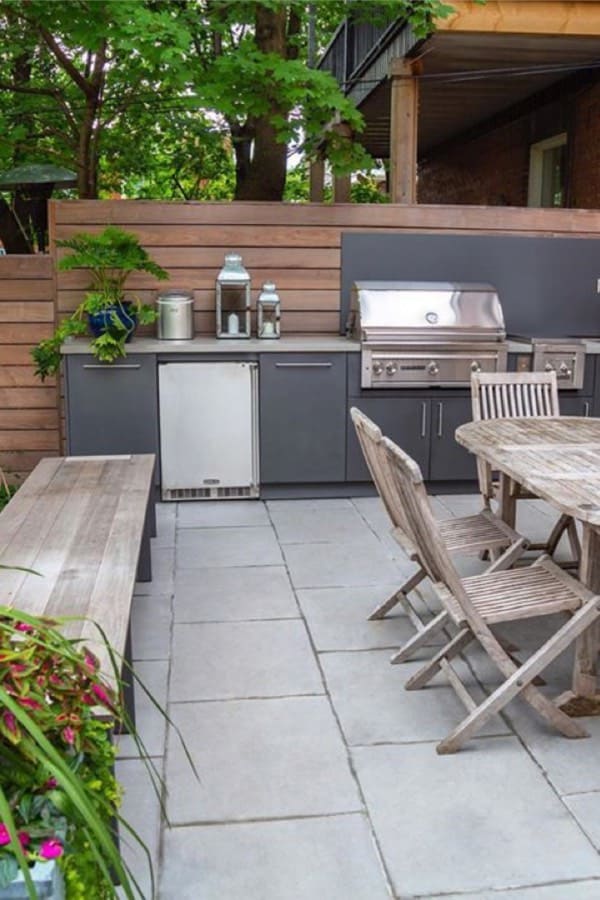 bar style outdoor kitchen ideas