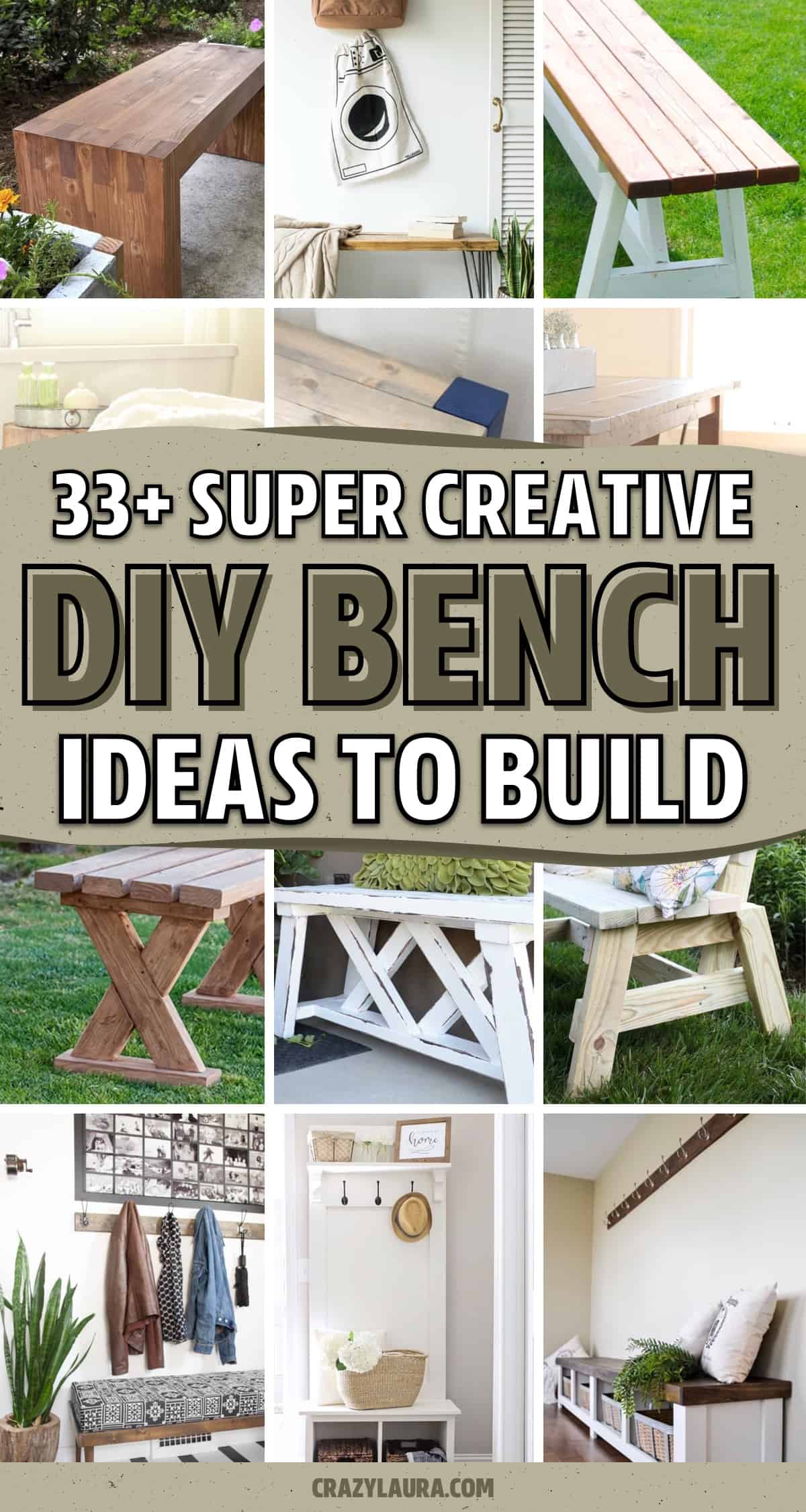 benches to build on your own