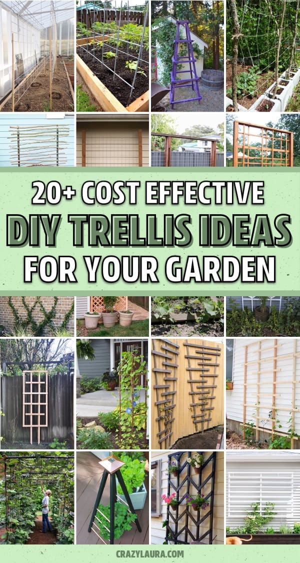 best sideyard diy trellis tutorials
