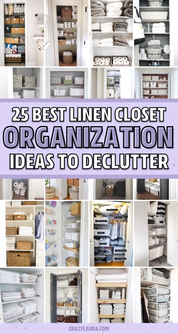 easy ways to declutter hallway closet