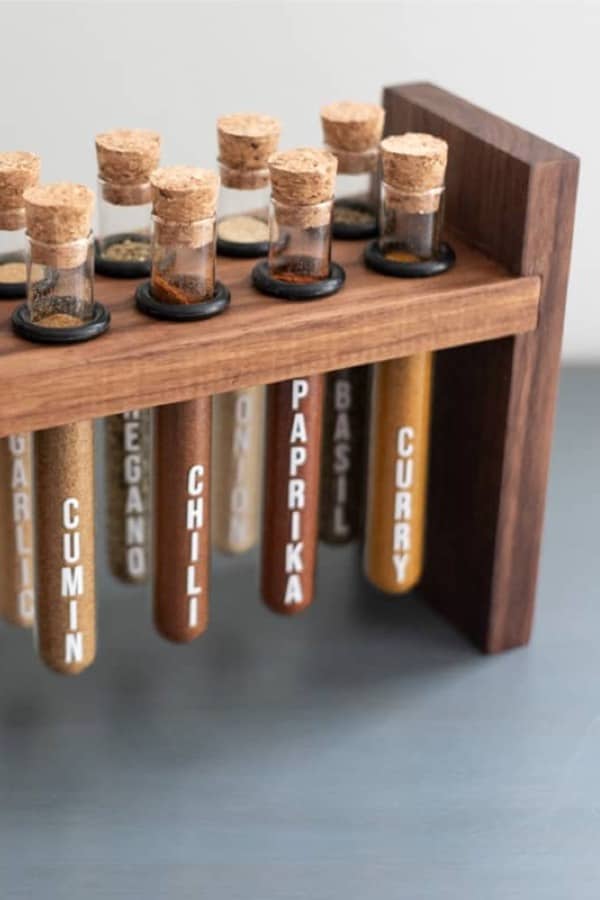 easy wooden spice rack ideas