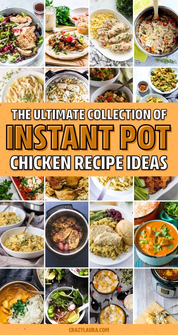 collection of instant pot chicken recipes