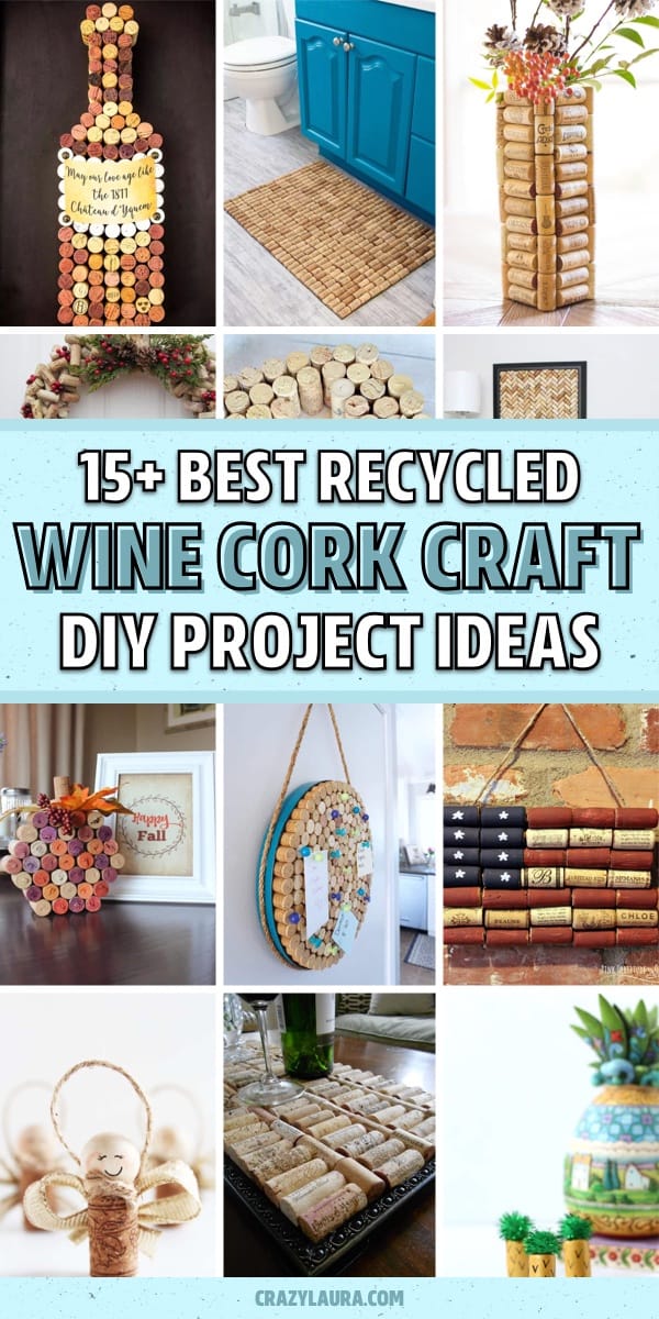 best craft ideas with old wine corks