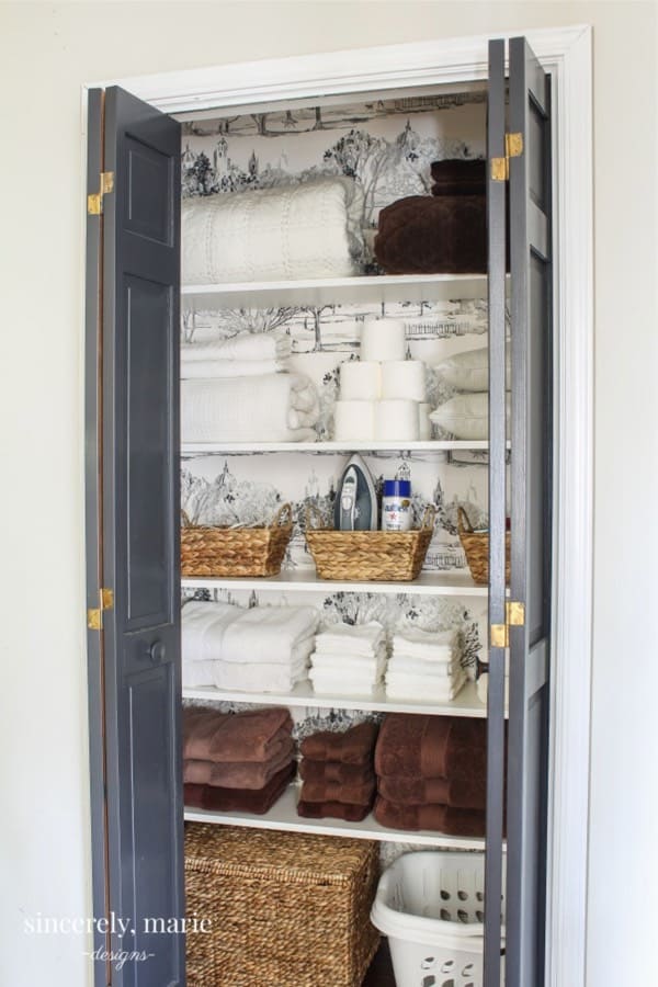 best ways to create storage in linen closet