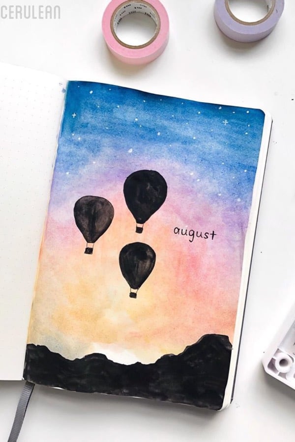 hot air balloon monthly cover