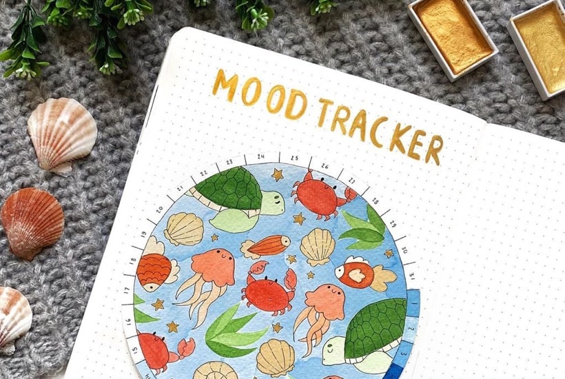 30+ Best August Mood Tracker Ideas For Bullet Journals