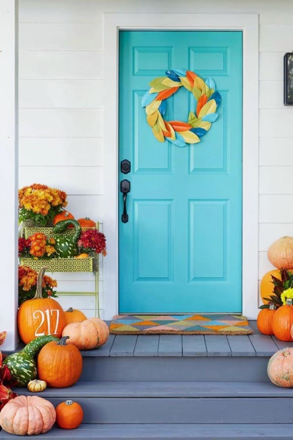 easiest front door decor ideas for fall