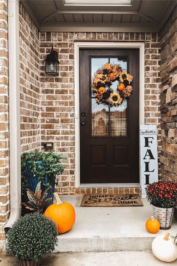 rustic porch ideas for fall