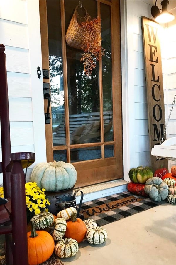 easy front porch ideas for fall