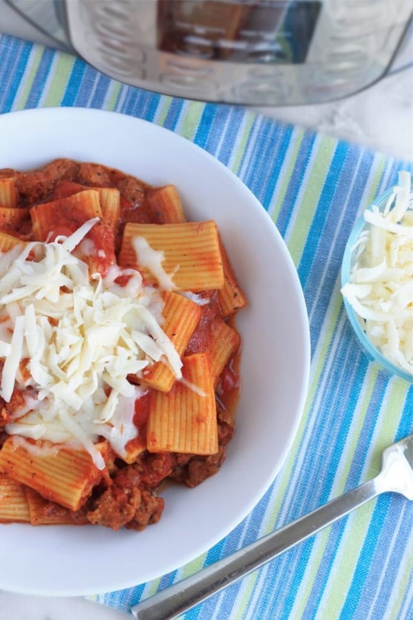 best rigatoni recipe for instant pot