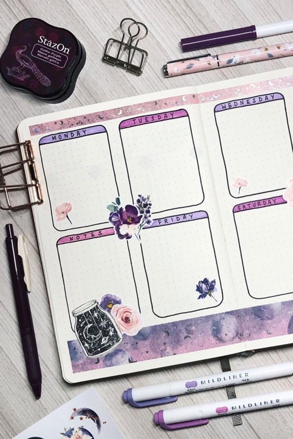 best weekly spreads for summer