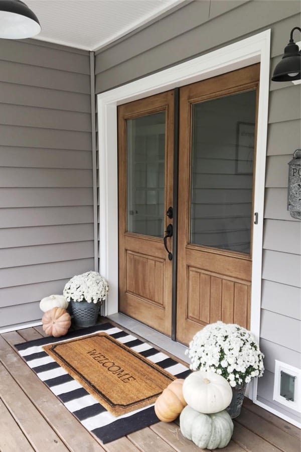 simple front porch ideas for ocotober
