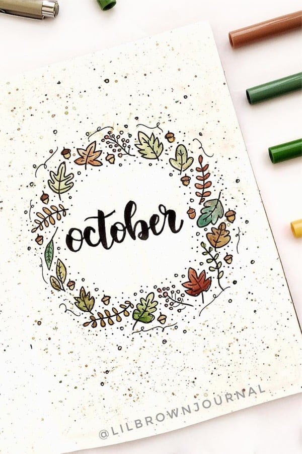 autumn monthly cover for ocotober