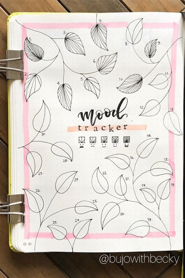 floral mood spread for fall