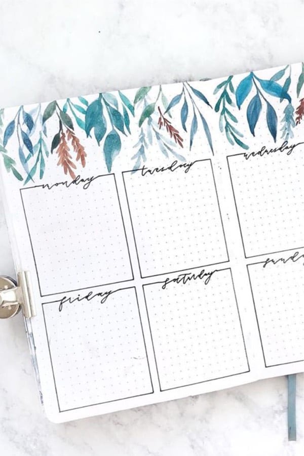 weekly log ideas for september