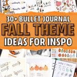journal theme spreads for autumn