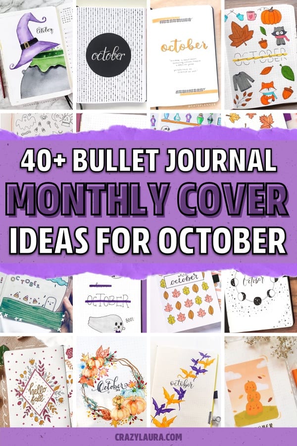 autumn cover spread ideas for bujos