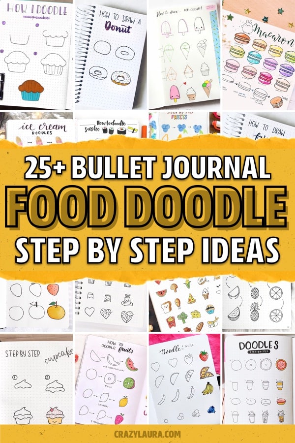 step by step food drawing tutorials