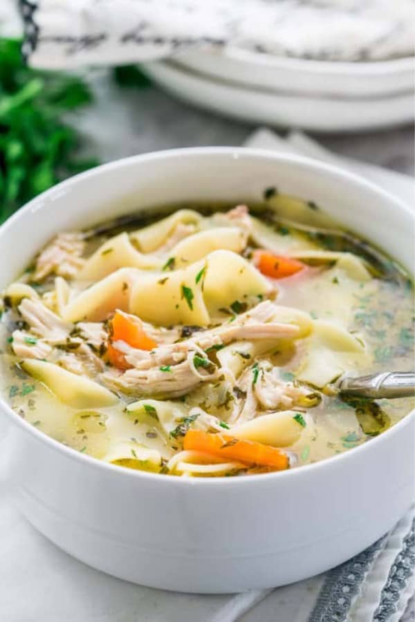 fast chicken soup in instant pot