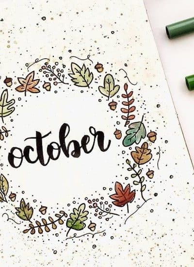 simple monthly cover ideas for october