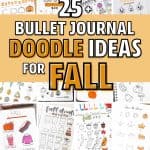 simple fall doodle examples