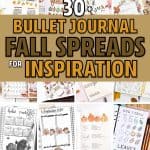 best fall bujo theme spreads