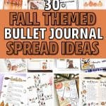 simple ideas for fall bujo theme