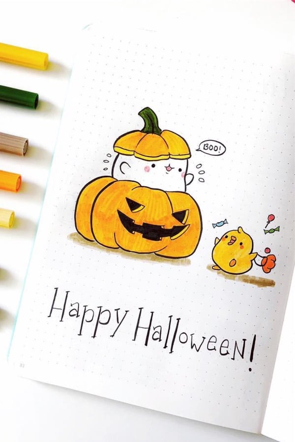 ocotober monthly cover for halloween
