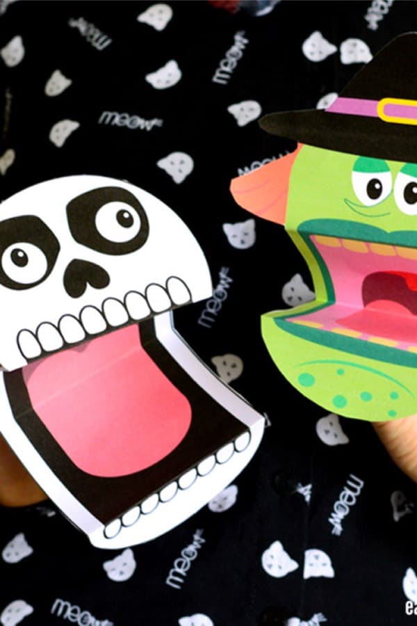 diy halloween puppet craft