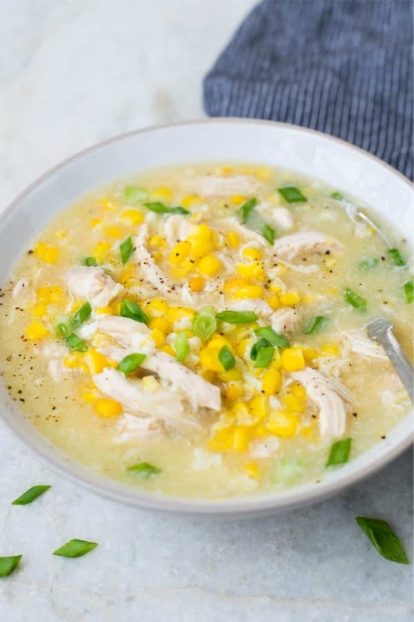 insta pot soup with corn