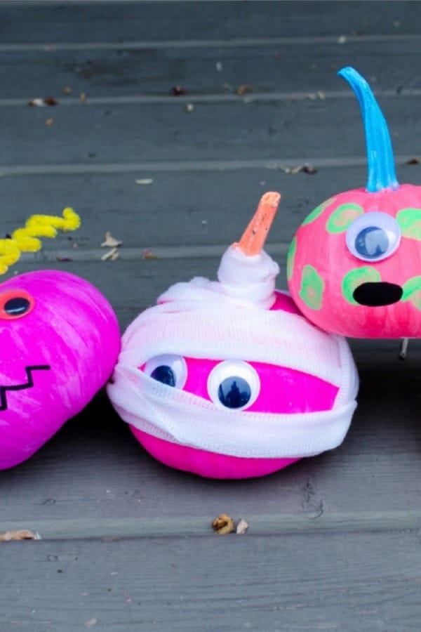 no carve pumpkin craft for kids