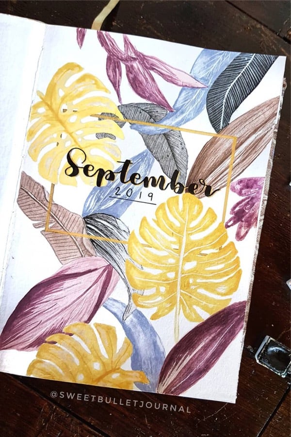 monthly cover layout ideas for fall