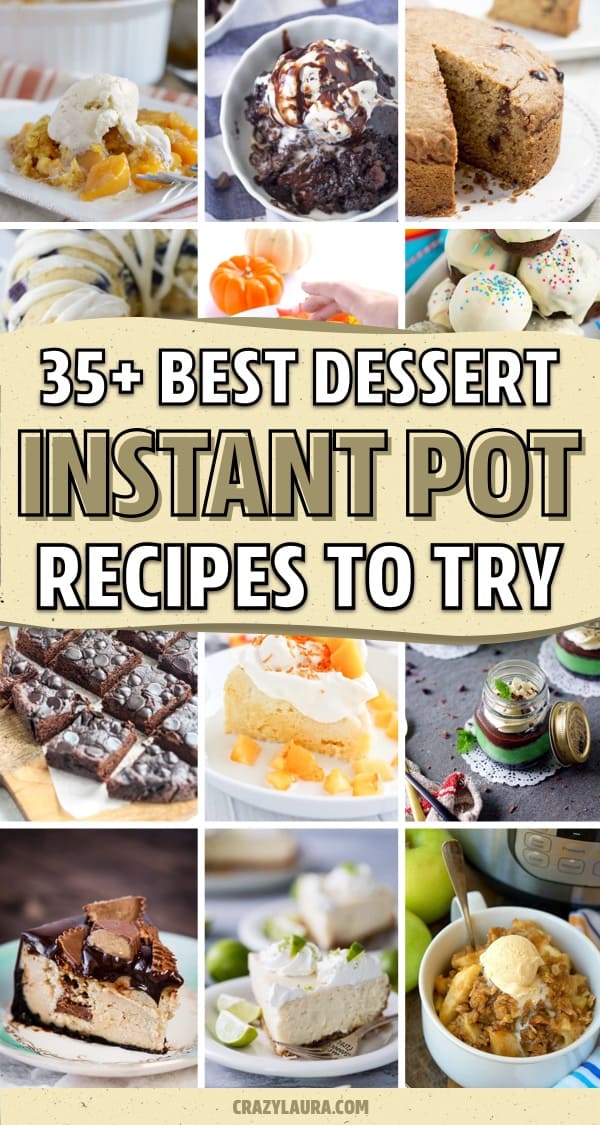 quick handmade desserts with instantpot