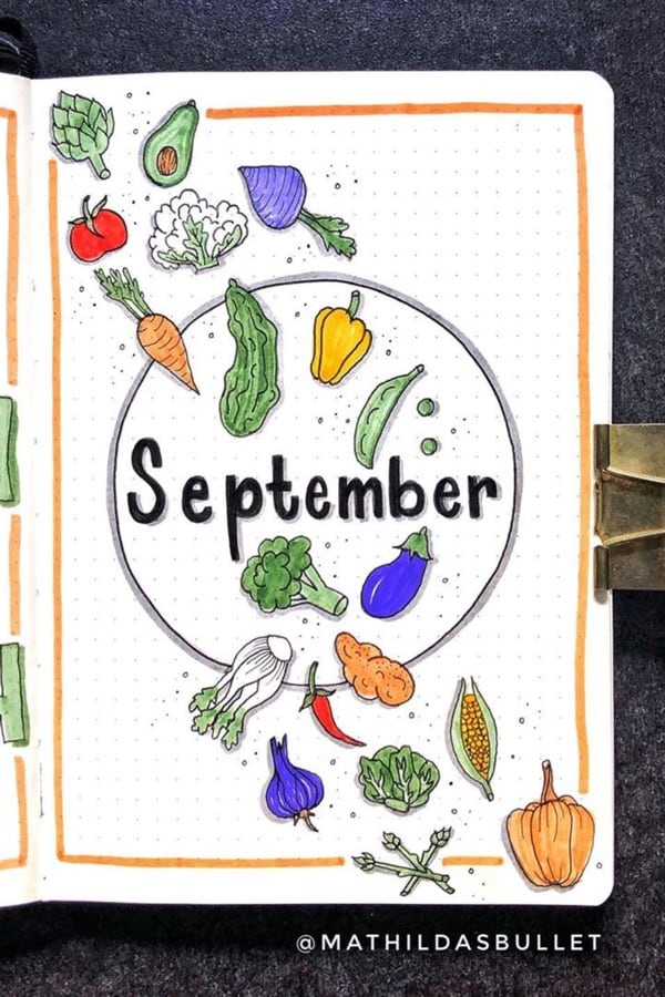 layout ideas for september cover page