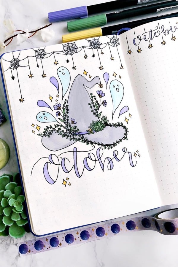 ocotober monthly cover ideas with halloween theme