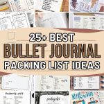 Essential Packing Lists for Bullet Journal Addicts