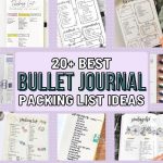 Top 20 Packing List Ideas for Bullet Journal Enthusiasts