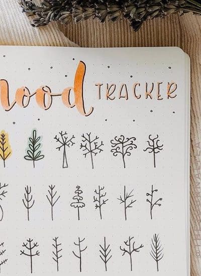 collection of fall mood trackers