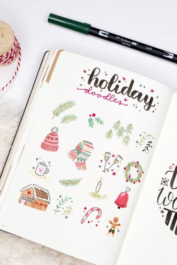 best doodle ideas for winter