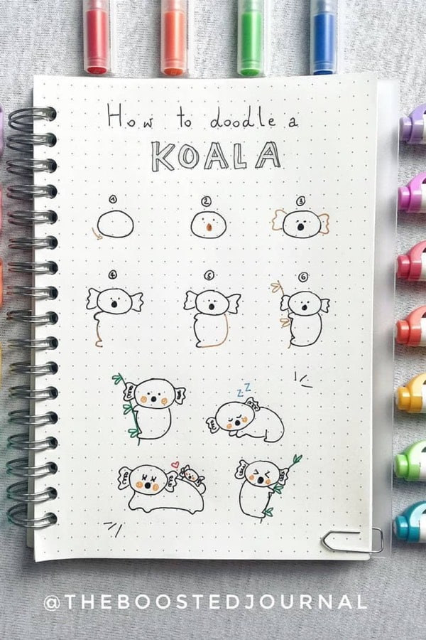 easy animal doodle ideas