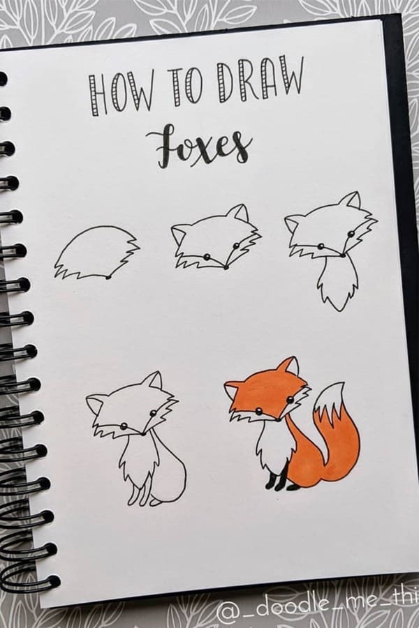 simple ways to draw animals