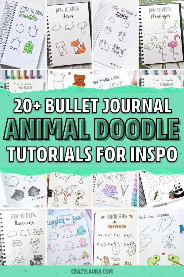 doodle spread example for animal theme
